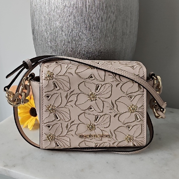 Michael Kors Handbags - Michael Kors Sofia Stud Flower Crossbody